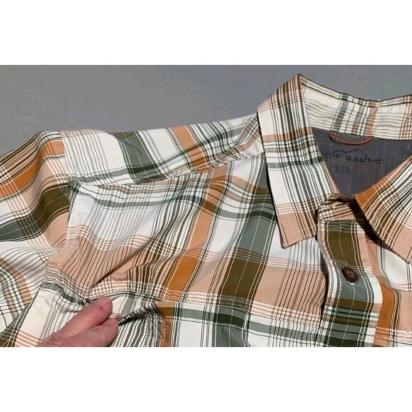 Eddie Bauer 2XL XXL Classic Fit Short Sleeve Vented Outdoor Shirt Fishing - Picture 14 of 16